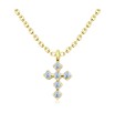 Classy Cross Silver Necklaces SPE-5668